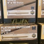 #10 x 4" Star Drive Bronze Ceramic Screws 5#
