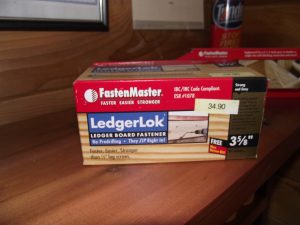 Ledgerlok 3 5/8" screw  50ct box