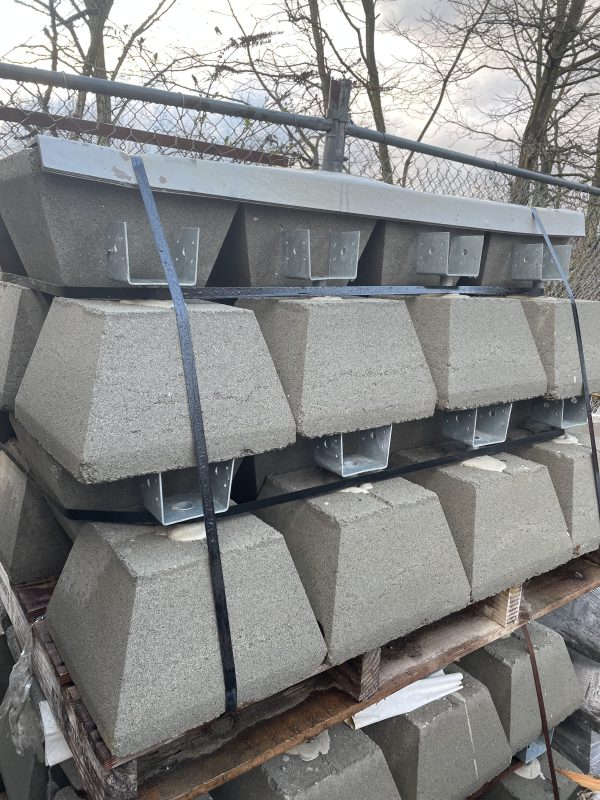 12" Pier Block With Fixed Saddle - Image 2