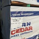 1x6-7' #2 Cedar Fence Board
