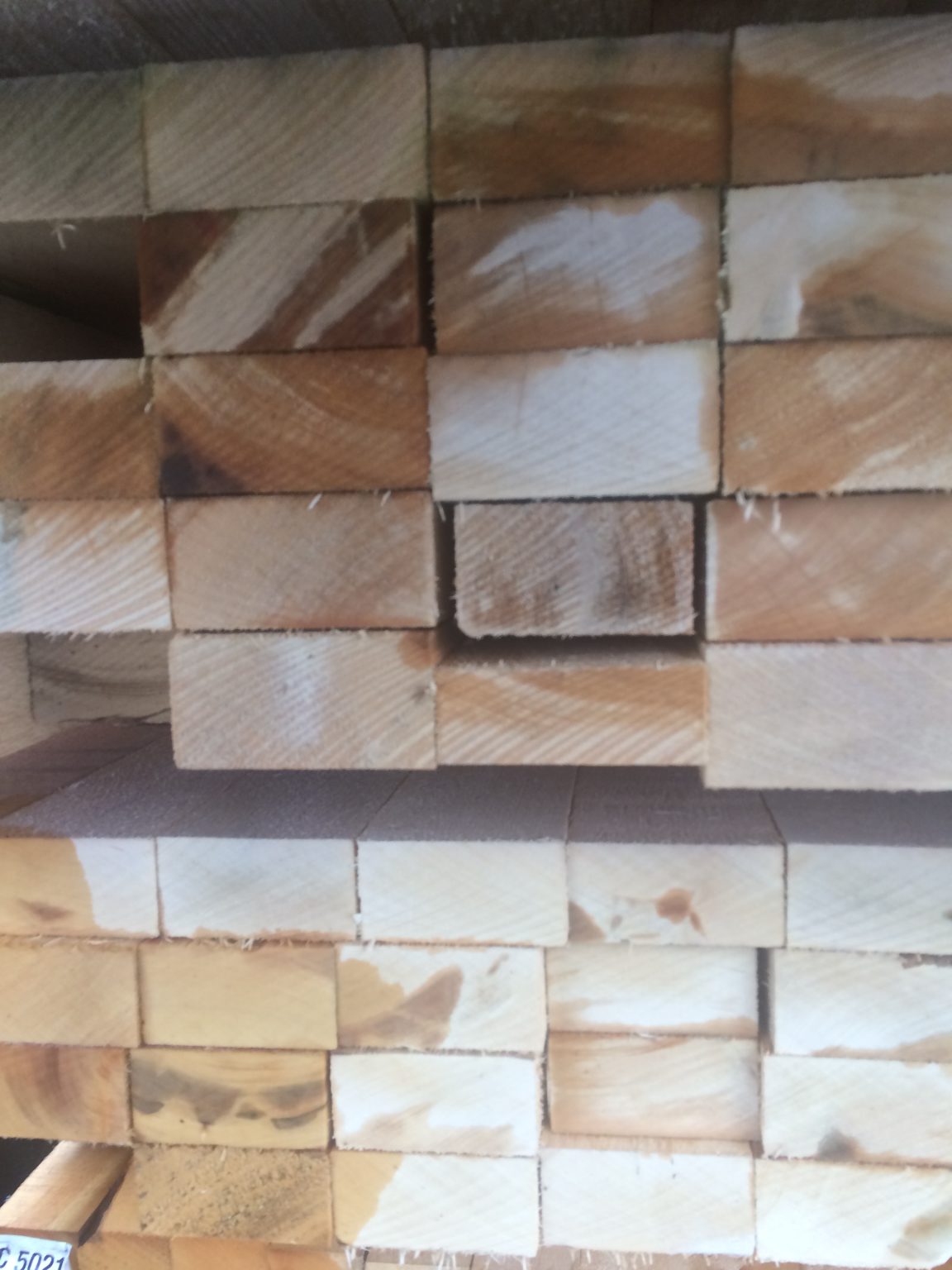 Utility Grade Fish 2X6 Alaskan Yellow Cedar Rough, Utility grade – Mill Outlet Lumber