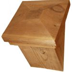 6x6 cedar post cap