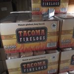 Tacoma Fire log boxes by the pallet