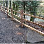 Split Rail Pony Weight 2 hole line post