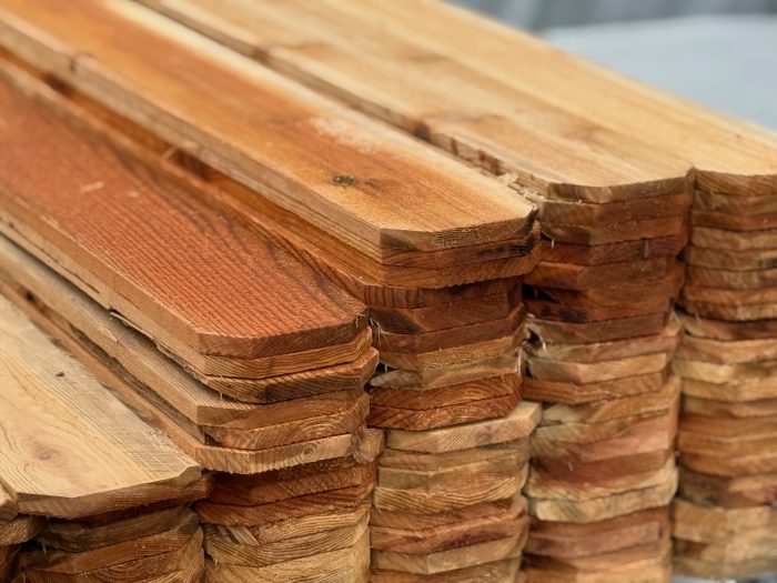 1x5"-6' #3 DOG EAR Cedar Fence Board