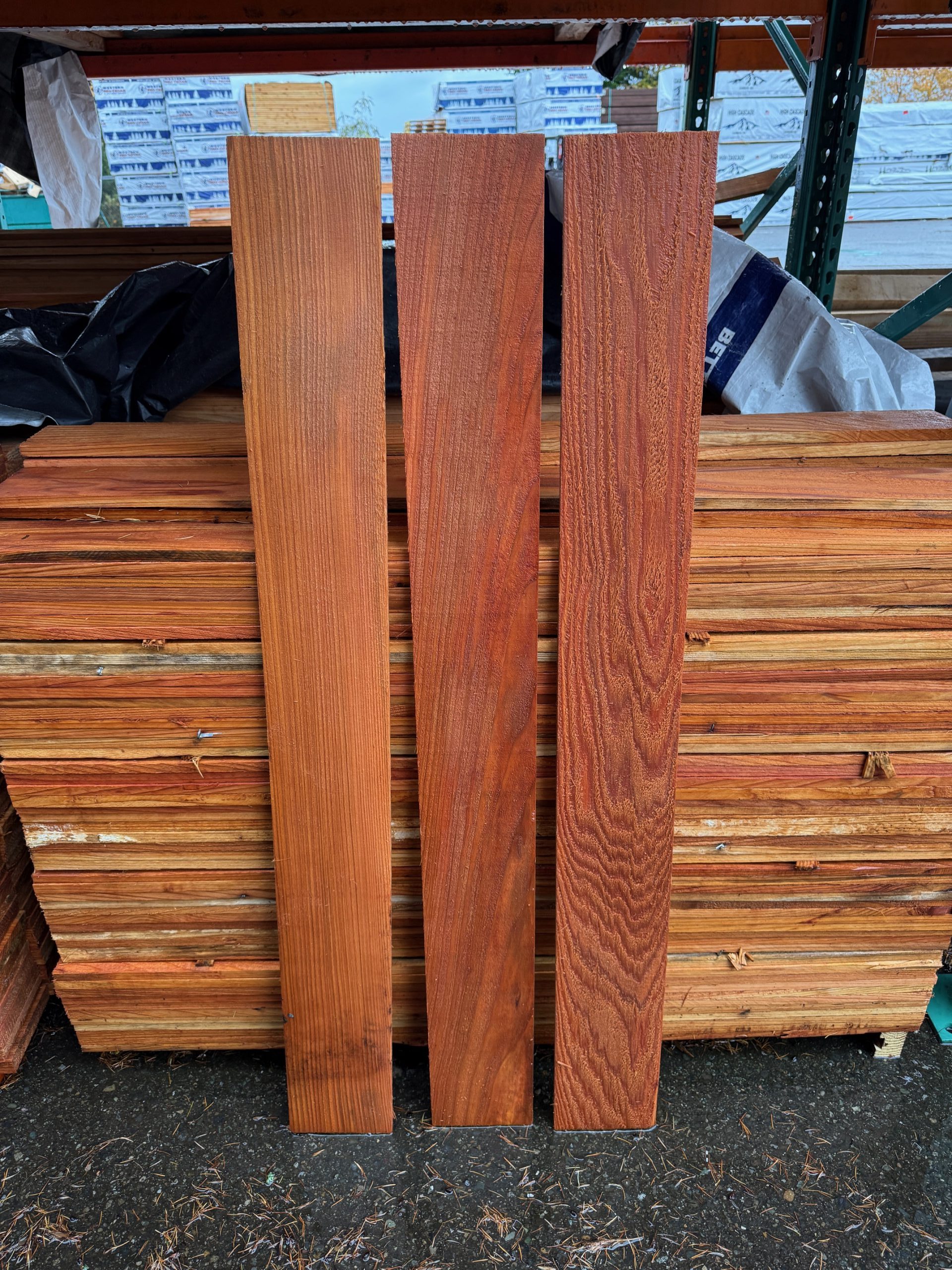 1x5 1/2"- 4' Clear Western Red Cedar Fence Board - Image 3