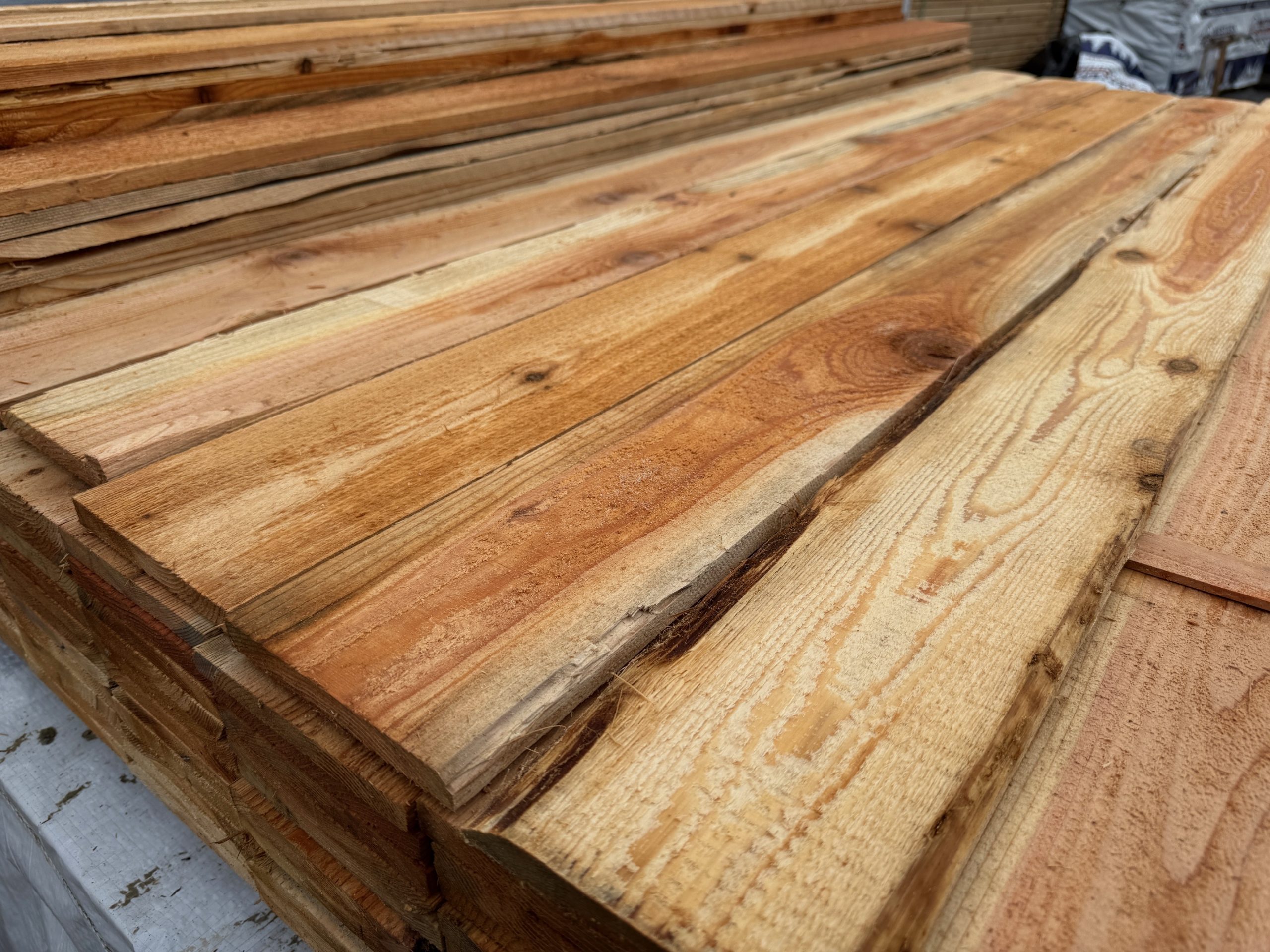 1x5"-6' #3 DOG EAR Cedar Fence Board - Image 2