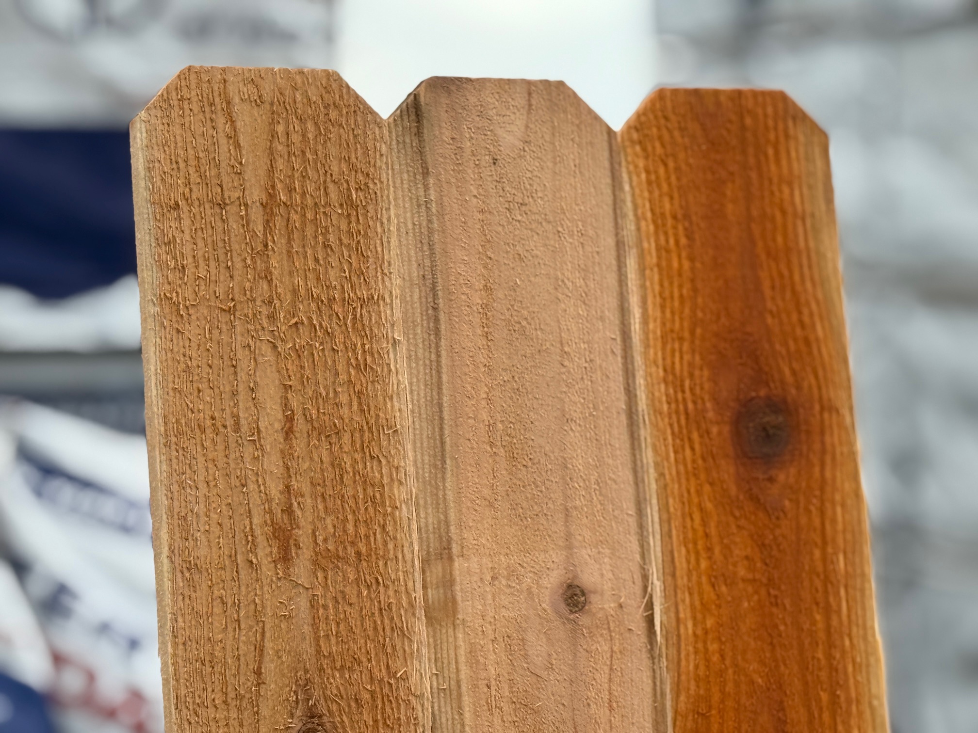 1x5"-6' #3 DOG EAR Cedar Fence Board - Image 4
