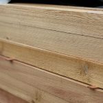4x4 #2 Appearance Grade Knotty, Rough Western Red Cedar 4' & 6'