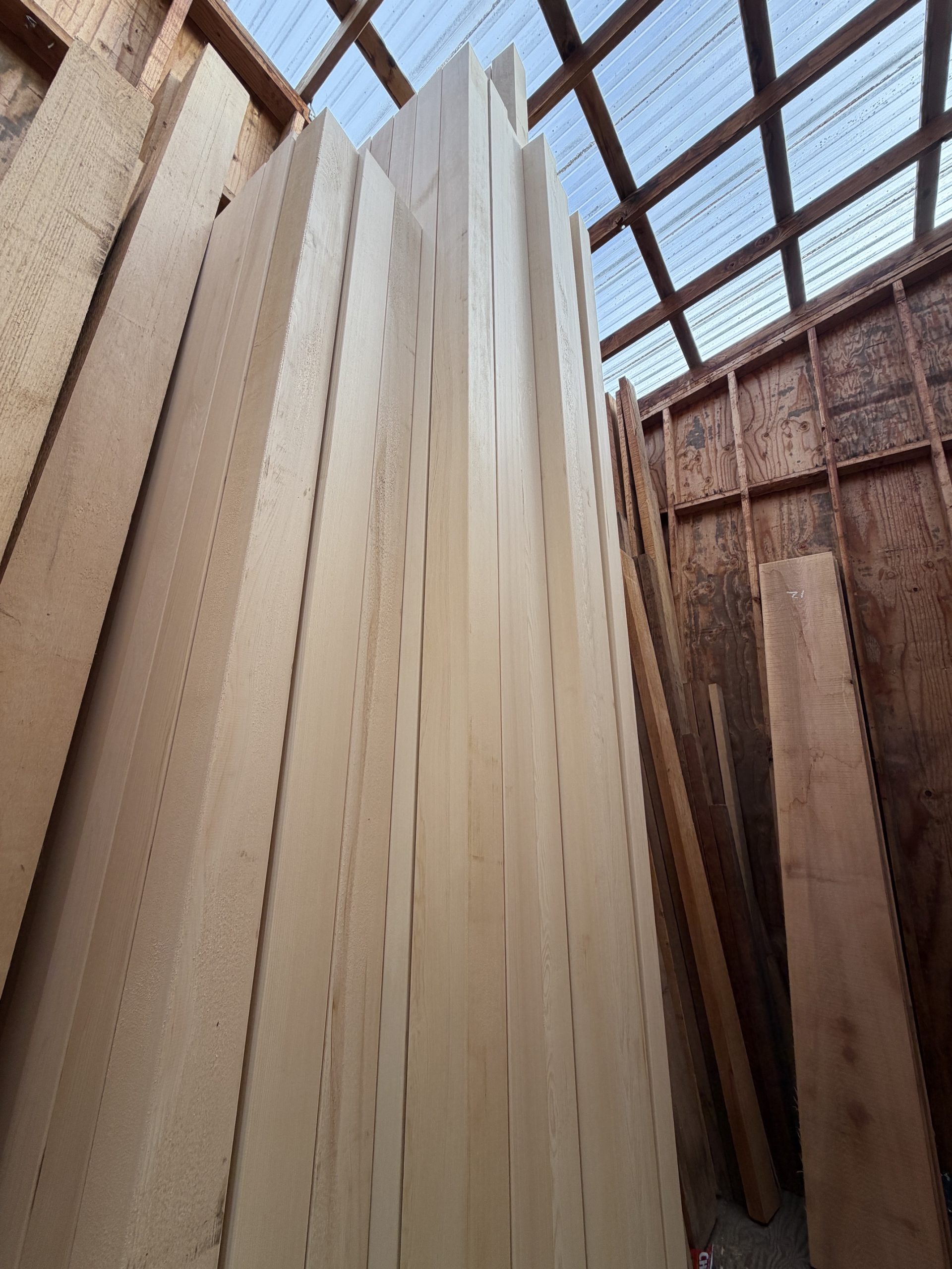 4X4 Alaskan Yellow Cedar Smooth, Clear S4S - Image 3