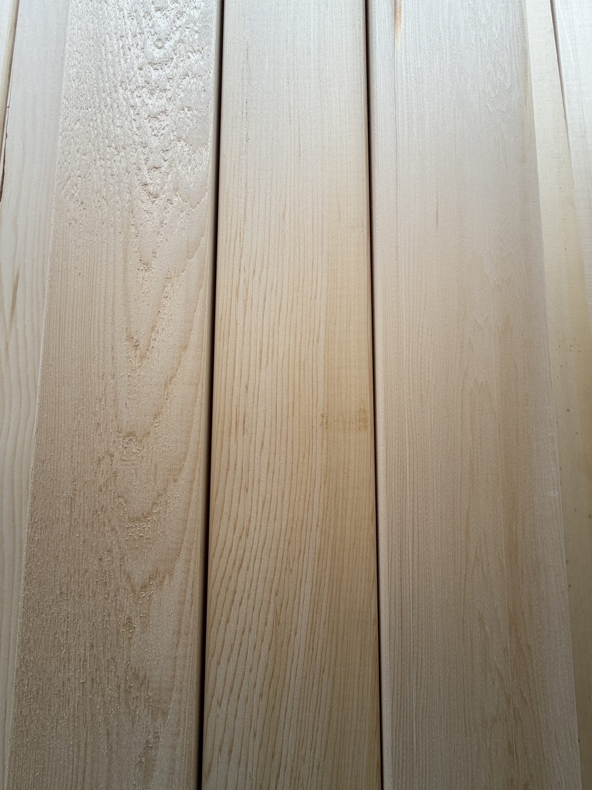 4X4 Alaskan Yellow Cedar Smooth, Clear S4S - Image 2