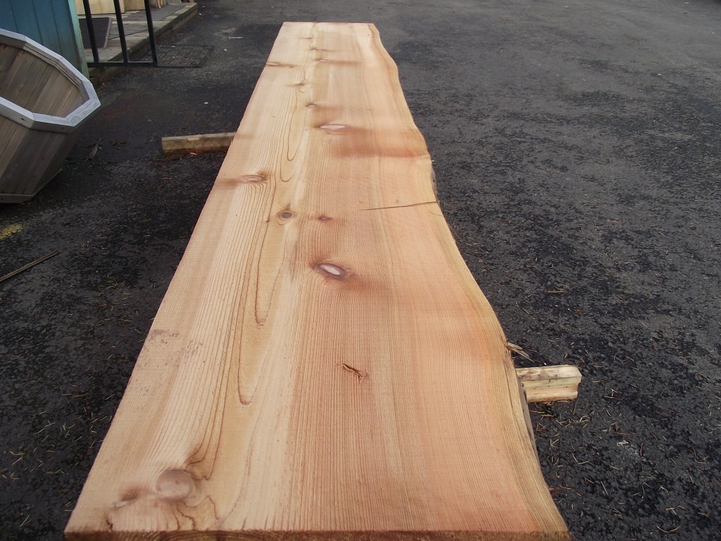 Cedar Live Edge Slabs « Mill Outlet Lumber