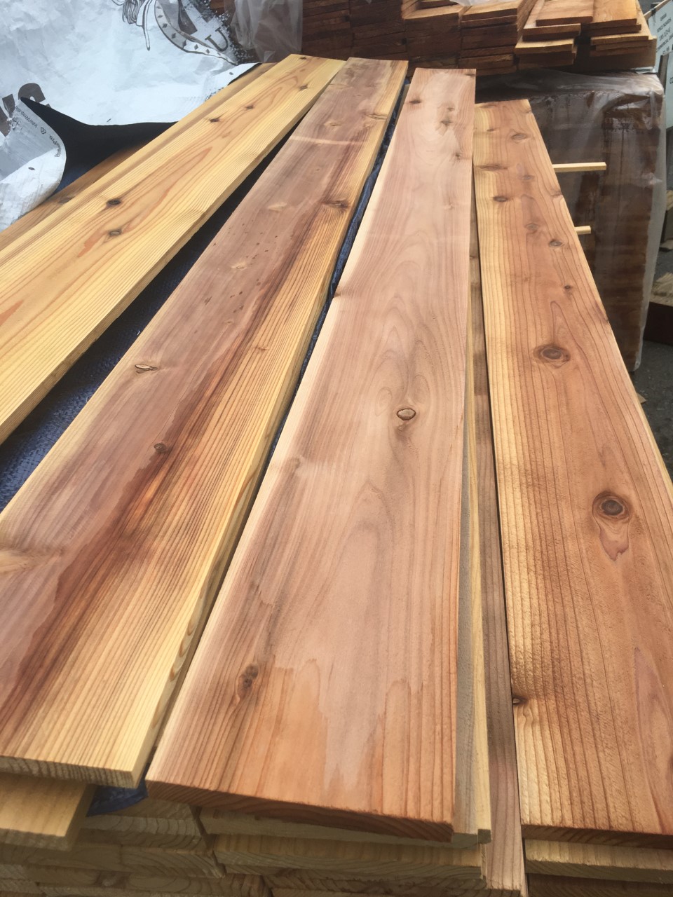 1x5 1/2 Sugi Japanese Cedar Fence Boards